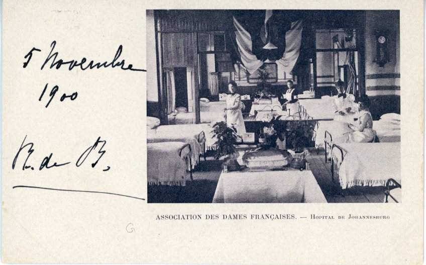 Boer War French Ladies' Association Johannesburg Hospital
