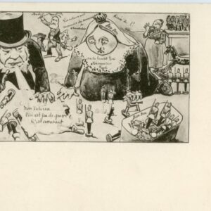 Boer War Caricature Humour card
