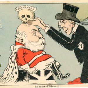 Boer War Transvaal Coronation of Edward humour card