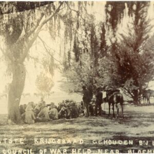 Boer War The Last Council Held Near Bloemfontein