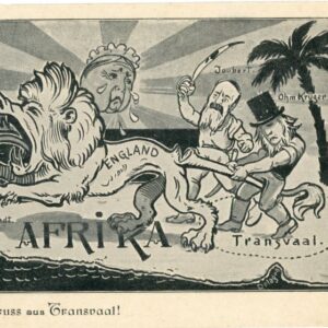 Boer War Gruss aus Transvaal humour comic postcard