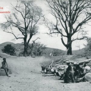 Namibia Hereros at Watering Hole German South West Africa