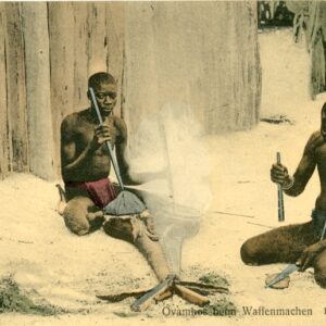 Namibia Ovambos Weapon Making German South West Africa