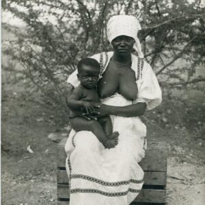 Namibia Native Woman with Child South West Africa