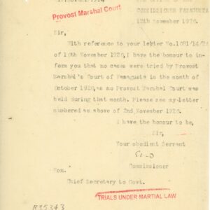 1920 Cyprus Famagusta Under Martial Law Marshal Court doc