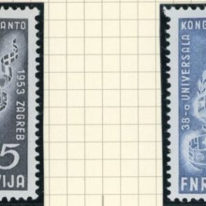 1953 Yugoslavia Esperanto Congress Zagreb set **