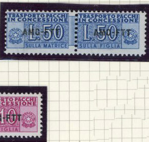 1953 Trieste Zone A Allied Gov Parcel Post **