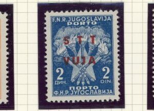1949 Trieste Zone B Yugoslav Military Postage Due ** and Used