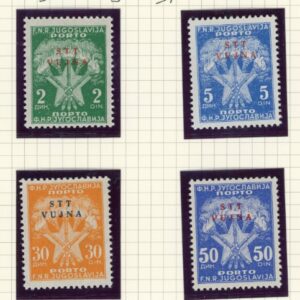 1952 Trieste Zone B Yugoslav Military Postage Due * and Used