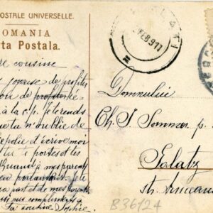 1905 Romania Targu Frumos to Galati Gypsy Village card