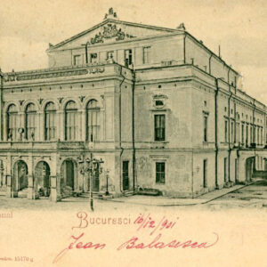 Romania Bucharest National Theatre 1901 to Moulins Allier