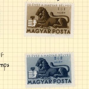 1946 Hungary First Hungarian Stamps * and used