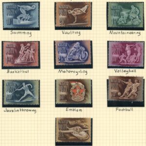 1950 Hungary Sports ** and Used set of 10