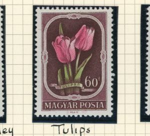1951 Hungary Flowers set **
