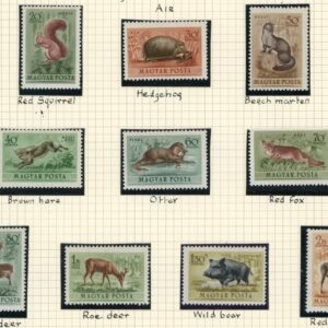 1953 Hungary Animals ** and used Sets