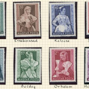 1953 Hungary Provincial Costumes ** and used Sets