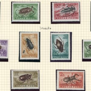 1954 Hungary Insects ** and used Sets