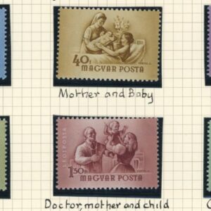 1954 Hungary Child Welfare ** and used Sets