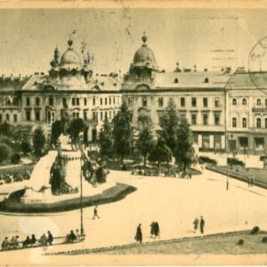 Romania Cluj Freedom Square 1957 to Bucharest