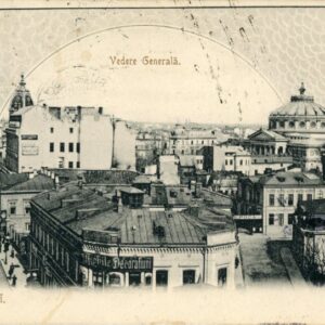 Romania Bucharest View 1904 to Paris