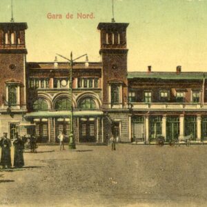 Romania Bucharest North Railway Station 1909