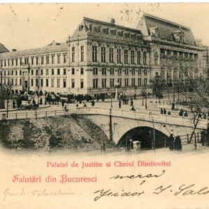 Romania Justice Palace Dambotiva River 1900 to Venice