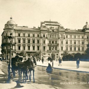 Romania Hotel Bulevard photocard 1910 to Istanbul