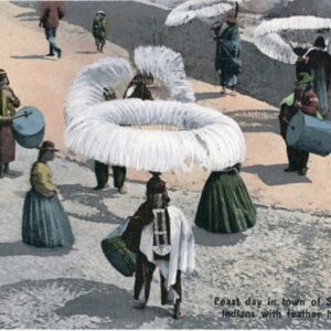 Bolivia Sorata Feast Day Feather Head Dresses