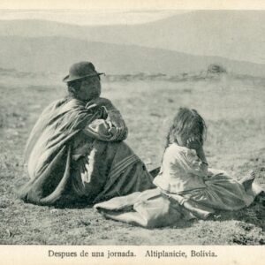 Bolivia High Plateau Woman and Child