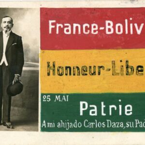 Bolivia Hand Painted Greetings Card 1917