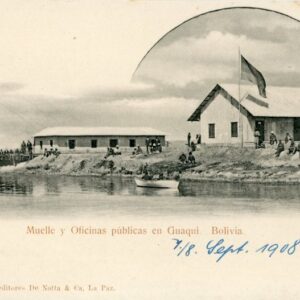 Bolivia Guaqui Pier and Official Buildins
