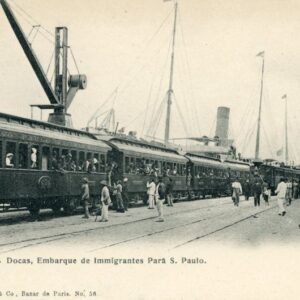Brazil Santos Immigrants Leaving by Train