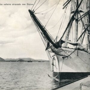 Brazil Santos Sailboat at Docks