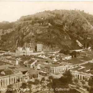 Brazil Santos Mount Serrat from Cathedral