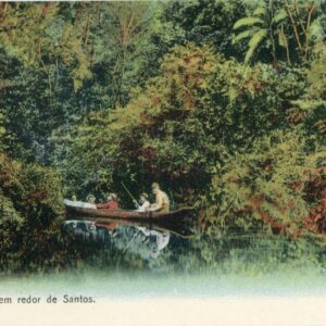 Brazil Santos River Boat in Jungle ed Eckmann