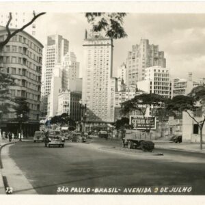 Brazil Sao Paulo 9 de Julho Avenue photocard