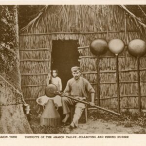 Brazil Amazon Valley Collecting and Curing Rubber