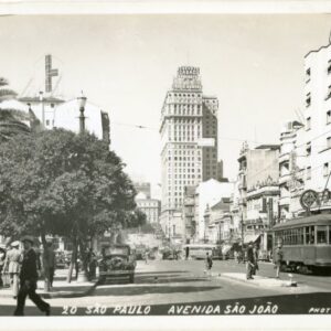 Brazil Sao Paulo Sao Joao Avenue Tram