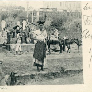 Brazil Bahia Fountain 1902 Deutsche Seepost Hamburg Sudamarika line
