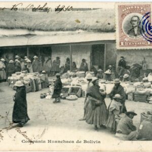 Bolivia Market Scene 1910 to St Fargeau
