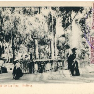 Bolivia La Paz Alameda Park 1901s