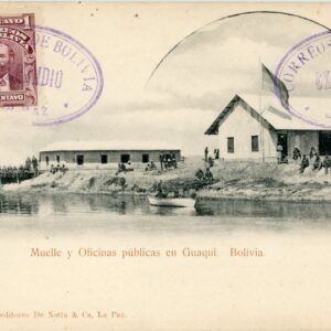 Bolivia Guaqui Pier and Offices 1901s