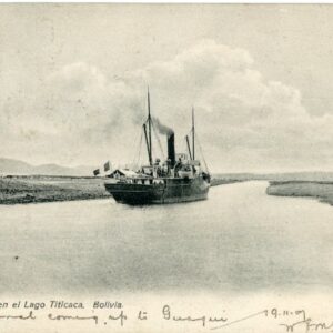 Bolivia Sailing on Lake Titicaca 1909 to England