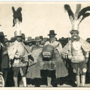Bolivia Historical Festival 1935 photocard to Olot