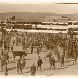 Bolivia Bullfighting photocard 1924 to Switzerland