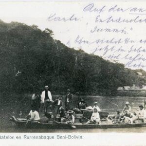Bolivia Rurrenabaque Boat at Beni River 1919