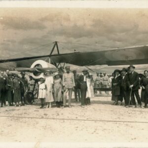 Bolivia 1924 Biplane on Airfield photocard