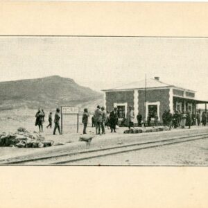 Bolivia Railway Escoriani Station photocard