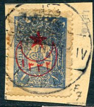 1920 Turkey Feke Provisional on 20pa Isf YPA17