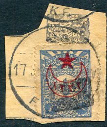 1920 Turkey Feke Provisional on 20pa Isf YPA17